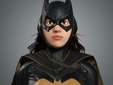 Batgirl Character Model 3D