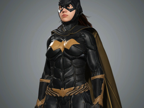 Batgirl Character Model 3D