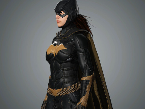 Batgirl Character Model 3D