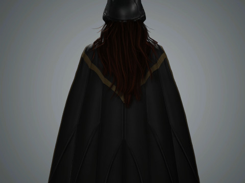 Batgirl Character Model 3D