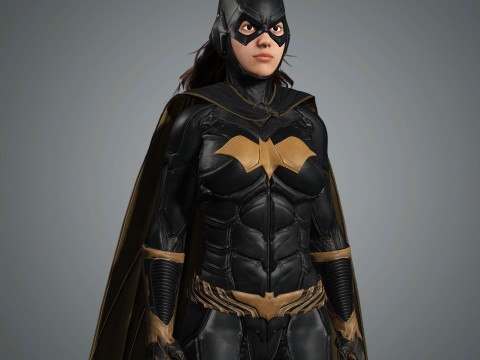 Batgirl Character Model 3D