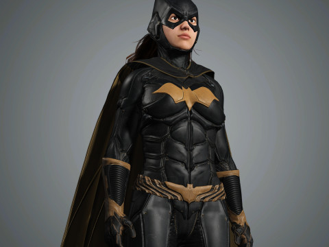Batgirl Character Model 3D