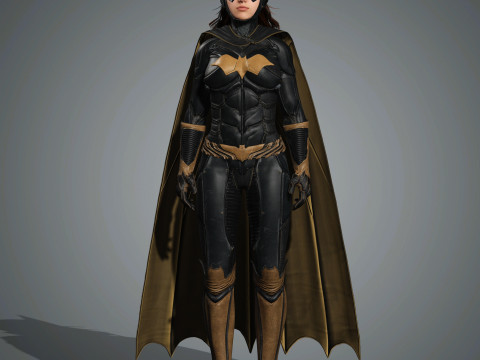 Batgirl Character Model 3D