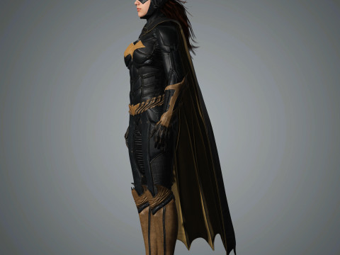 Batgirl Character Model 3D