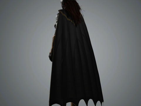 Batgirl Character Model 3D
