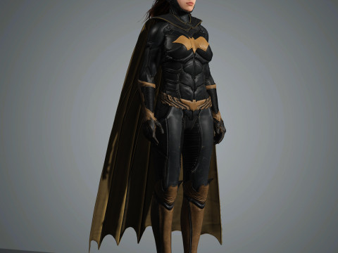 Batgirl Character Model 3D