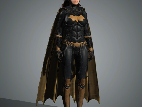 Batgirl Character Model 3D