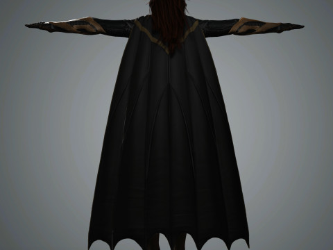 Batgirl Character Model 3D