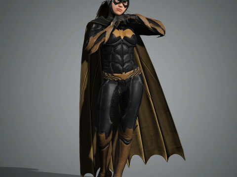 Batgirl Character Model 3D