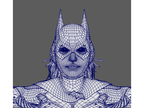 Batgirl Character Model 3D