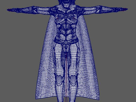 Batgirl Character Model 3D