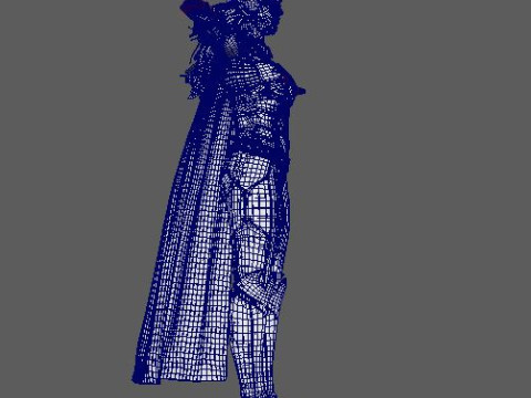Batgirl Character Model 3D