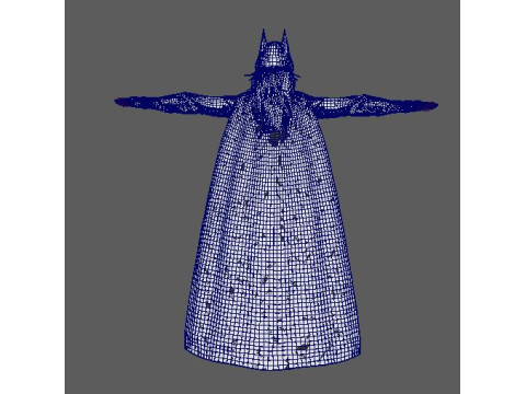Batgirl Character Model 3D