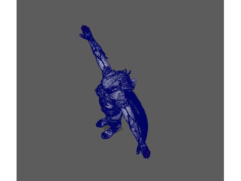 Batgirl Character Model 3D