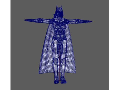 Batgirl Character Model 3D