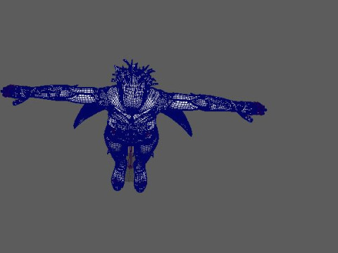 Batgirl Character Model 3D