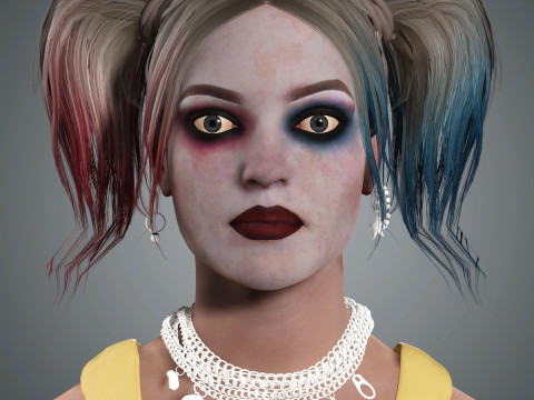 Harley Quinn Character 3D 모델