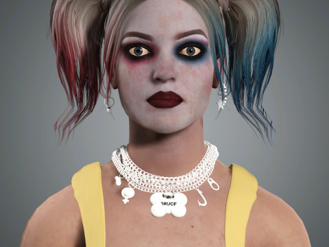 Harley Quinn Character Modèle 3D
