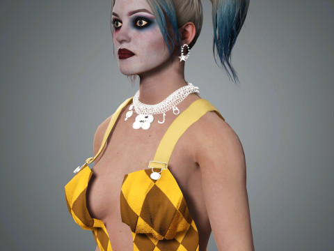 Harley Quinn Character Modèle 3D