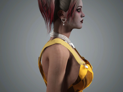 Harley Quinn Character Modèle 3D
