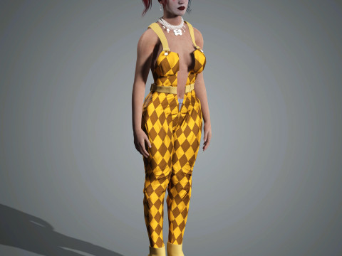 Harley Quinn Character Modèle 3D