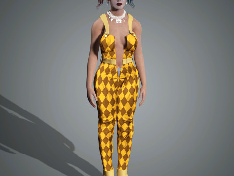 Harley Quinn Character Modèle 3D