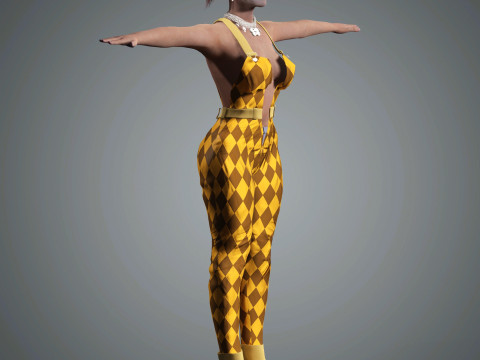 Harley Quinn Character Modèle 3D