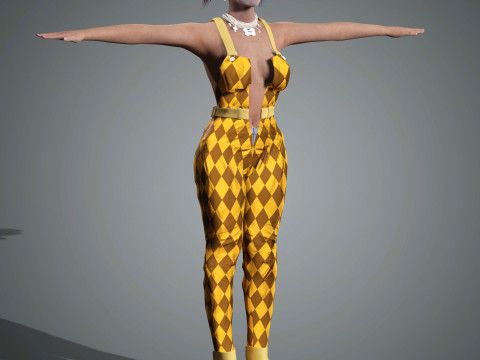 Harley Quinn Character Modèle 3D