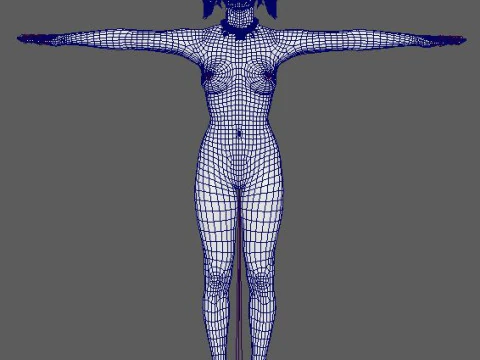 Harley Quinn Character 3D Model