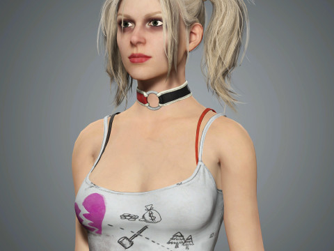 Harley Quinn Character 3D 모델