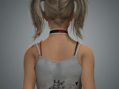 Harley Quinn Character 3D 모델