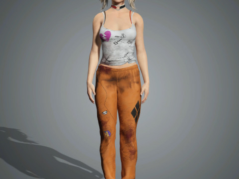 Harley Quinn Character 3D 모델