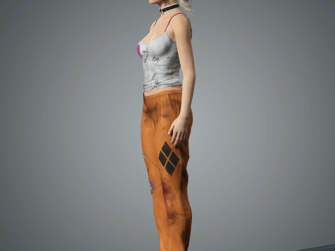 Harley Quinn Character 3D 모델