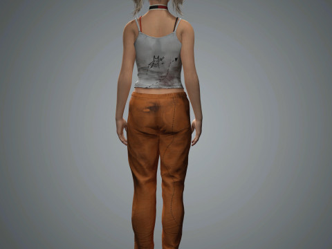 Harley Quinn Character 3D 모델