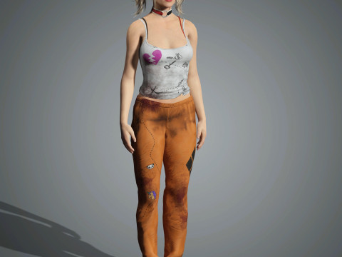 Harley Quinn Character 3D 모델