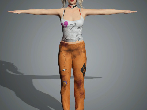 Harley Quinn Character 3D 모델