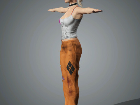 Harley Quinn Character 3D 모델
