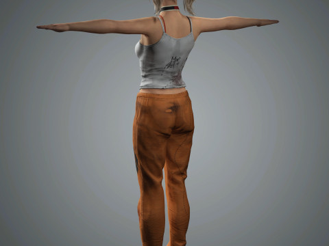 Harley Quinn Character 3D 모델