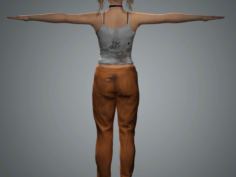 Harley Quinn Character 3D 모델
