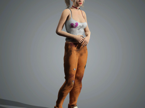 Harley Quinn Character 3D 모델