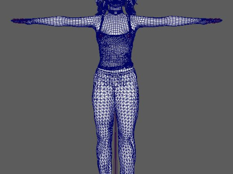 Harley Quinn Character 3D 모델
