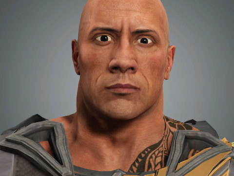 BlackAdam Character 3D 모델