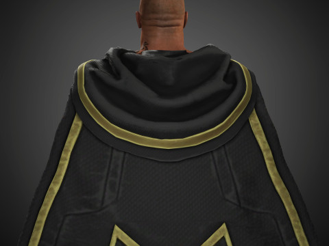 BlackAdam Character Model 3D