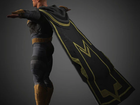 BlackAdam Character 3D Model