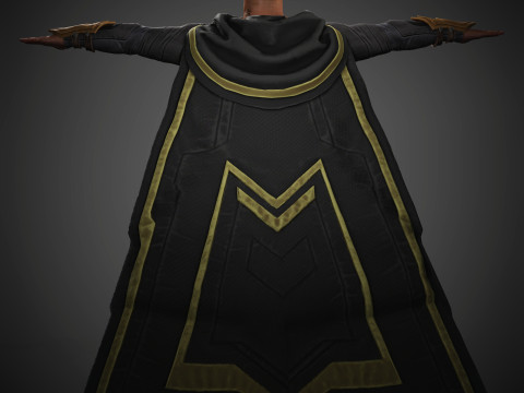 BlackAdam Character Model 3D