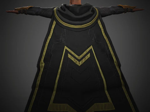 BlackAdam Character 3D Model