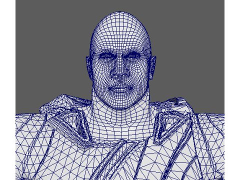 BlackAdam Character Model 3D
