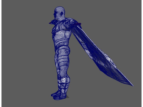 BlackAdam Character Model 3D