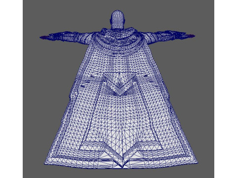 BlackAdam Character Model 3D
