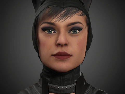 Personagem Mulher-Gato Modelo 3D